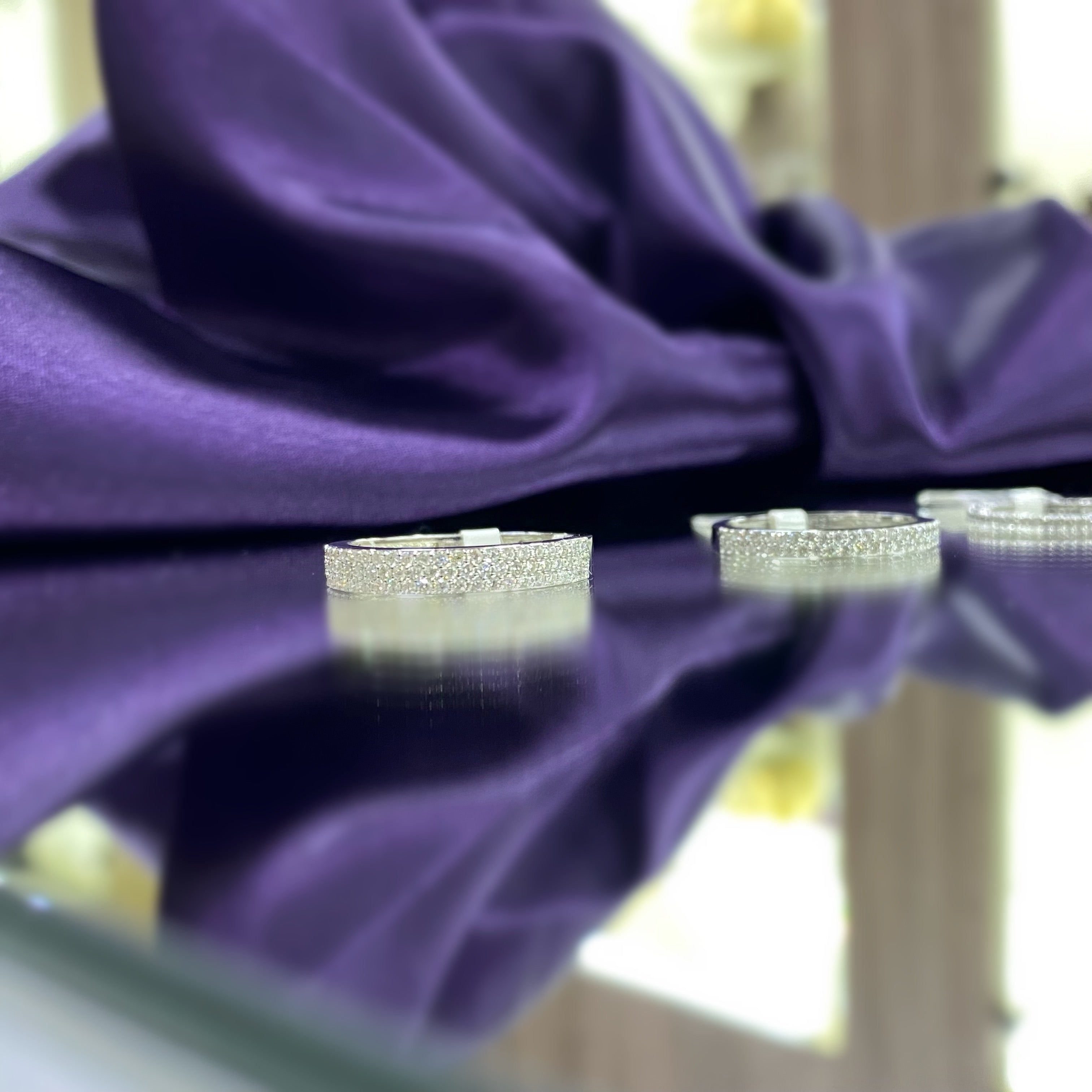 Дамска златна халка с диаманти 0.38 карата